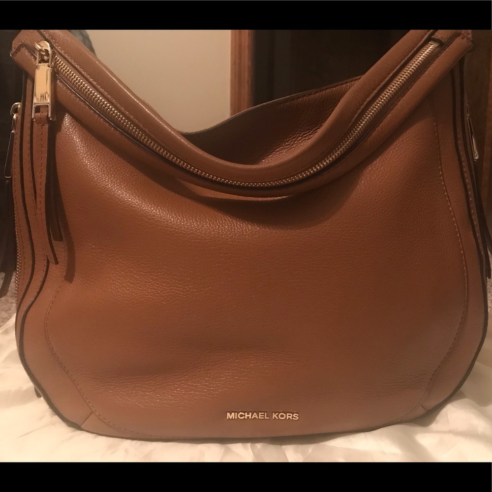 NWOT Michael Kors brown leather purse